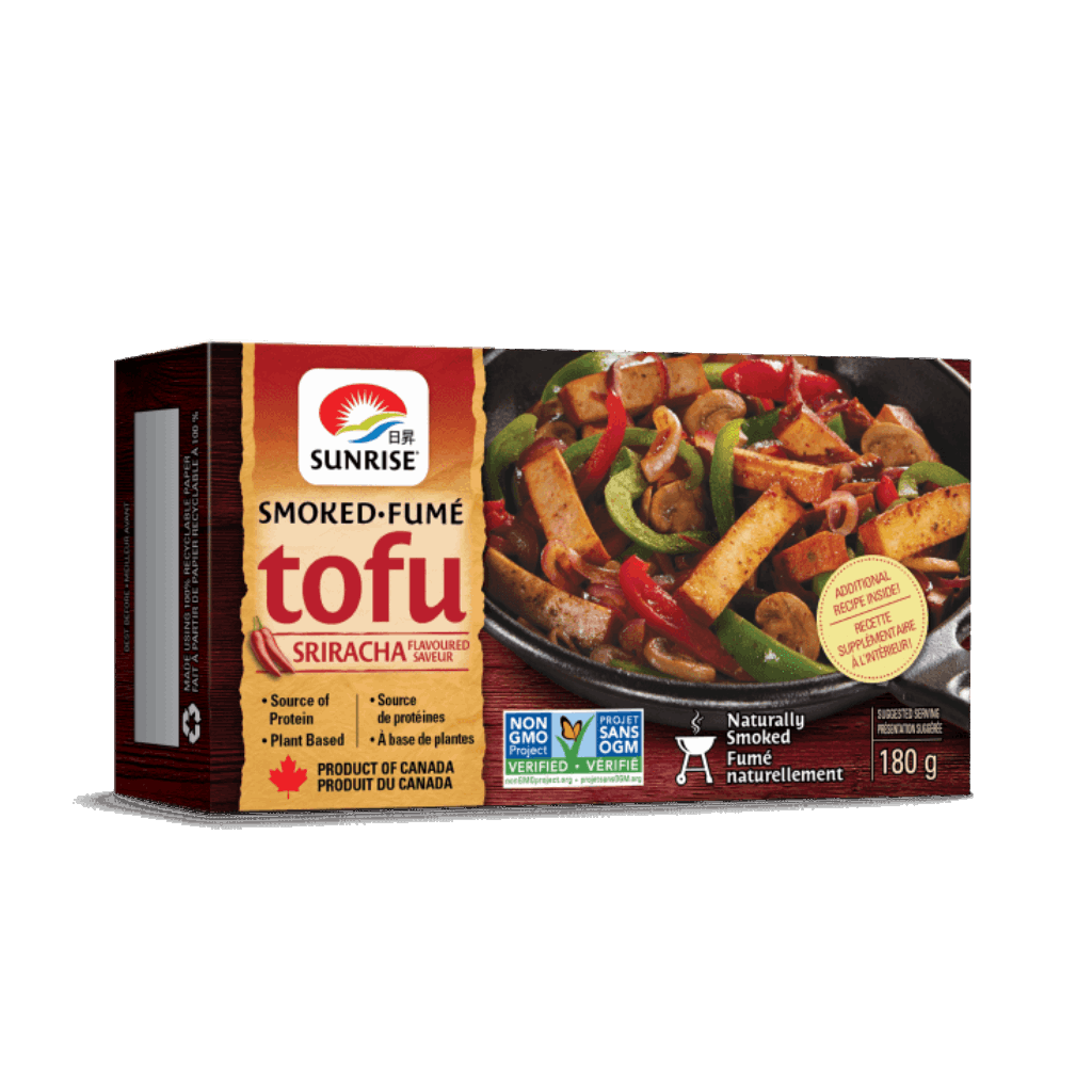 Sunrise Smoked Tofu Sriracha Flavoured 180g