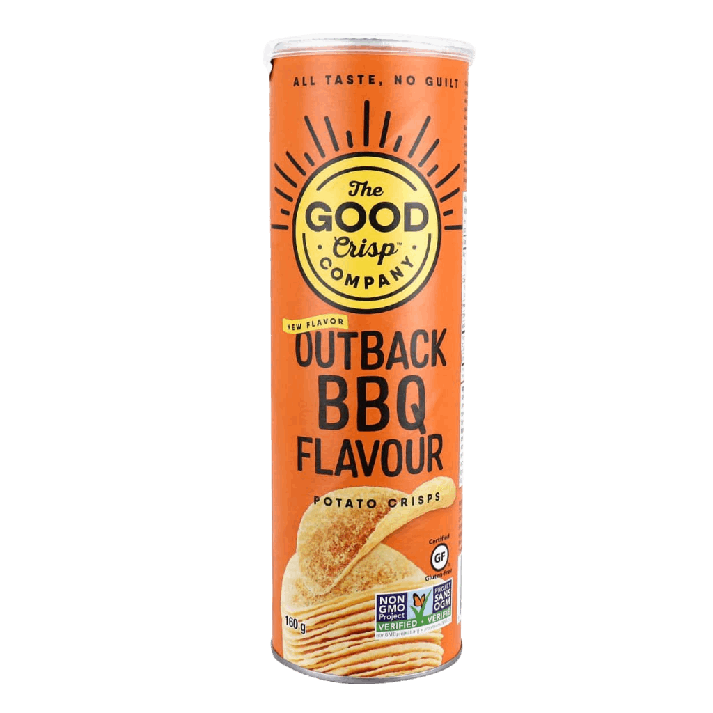 The Good Crisp Company Outback BBQ Flavour Potato Crisps 160g