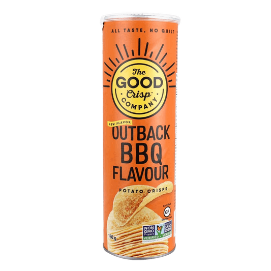 The Good Crisp Company Outback BBQ Flavour Potato Crisps 160g