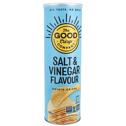 The Good Crisp Company Salt & Vinegar Potato Crisps 160g