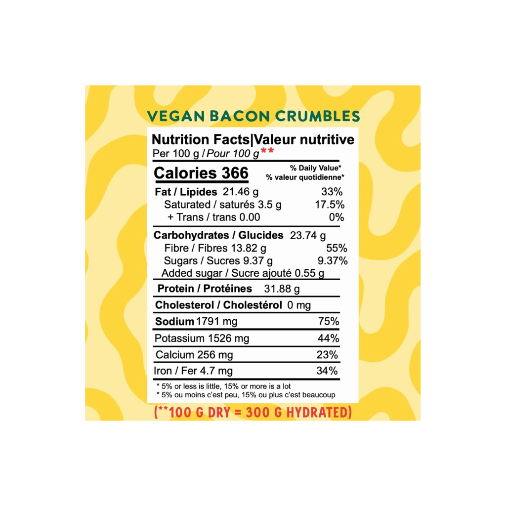 Brother Sprout Da B'ycon Plant-Based Bacon Crumbles 500g