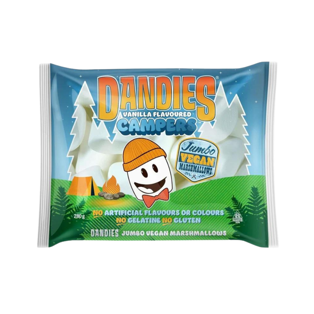 Dandies Vegan Jumbo Camper Marshmallows - 280g