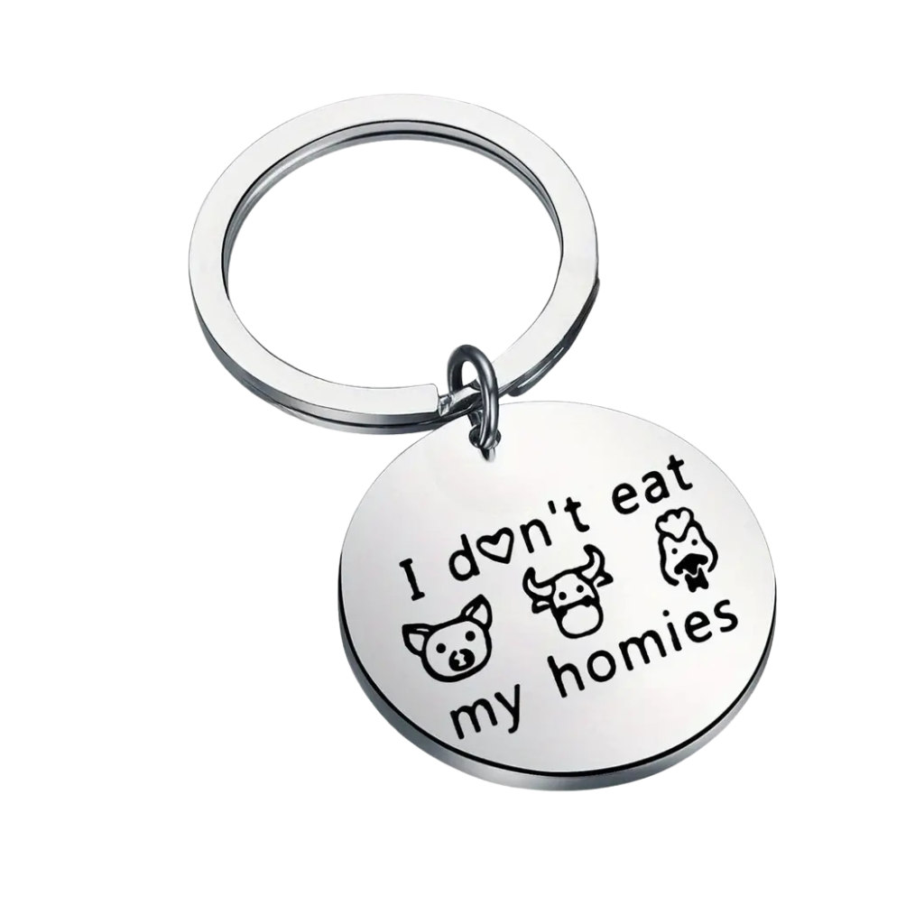 I Don't Eat My Homies Keychain