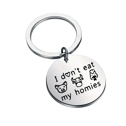 I Don't Eat My Homies Keychain