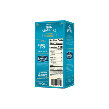 Lundberg Organic Thin Stackers Lightly Salted 167g