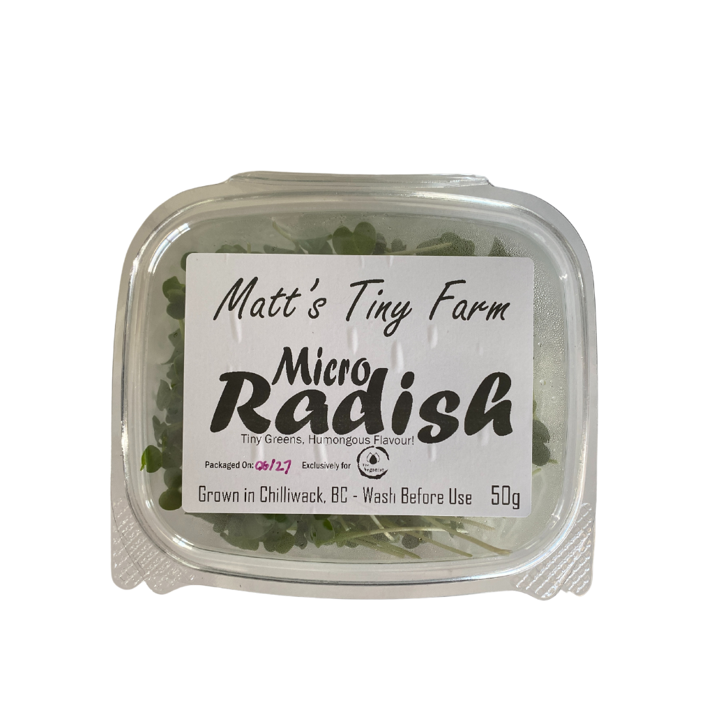 Matts Tiny Farm Radish Microgreens 50g