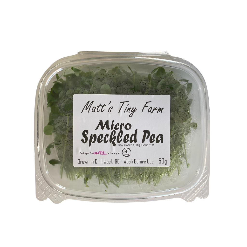 Matts Tiny Farm Speckled Pea Microgreens 50g