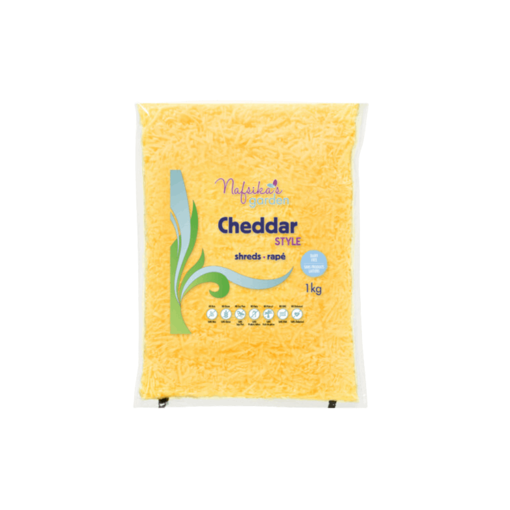 Nafsika's Garden Cheddar Shreds 1kg