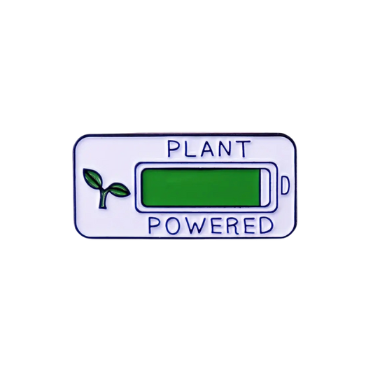 Plant Powered Metal Pin