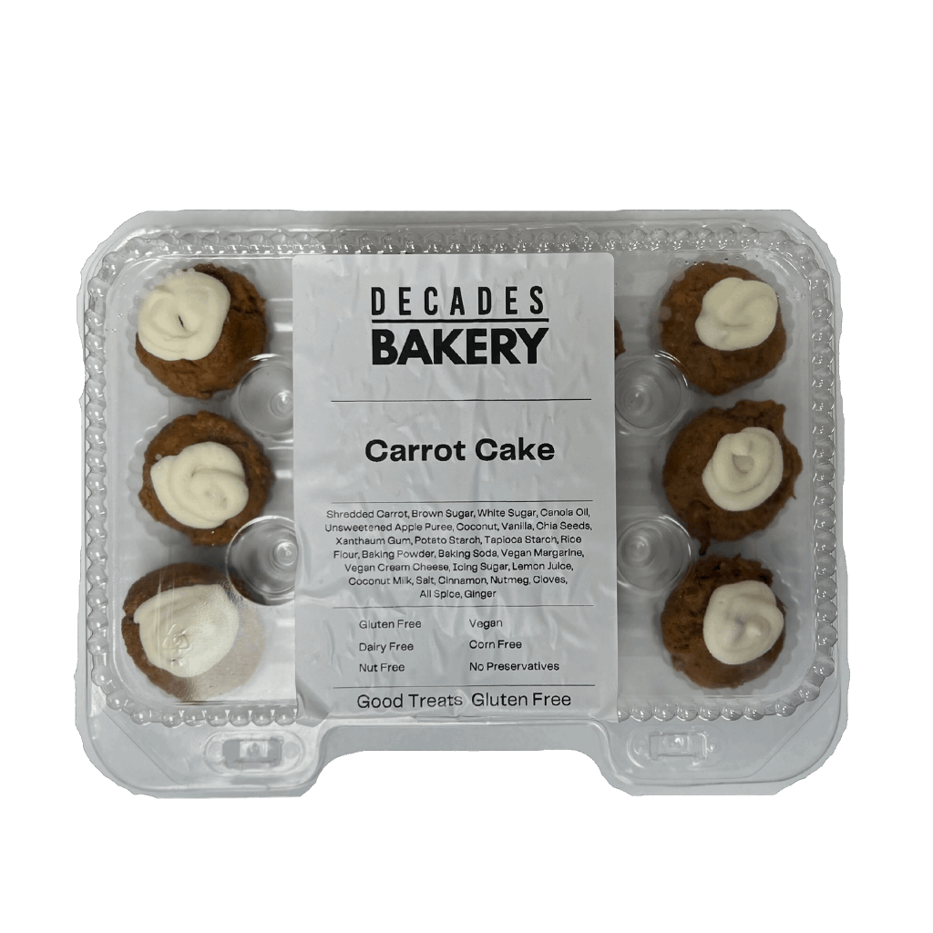 Decades Bakery Carrot Cake Mini Bites 12pk