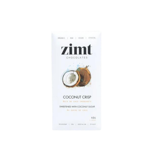 Zimt - Dairy-Free Chocolate Coconut Crisp Bar 40g