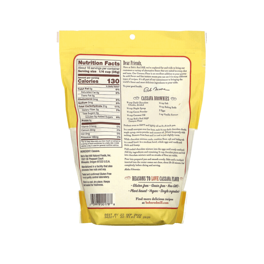 Bob's Red Mill Casava Flour 567g