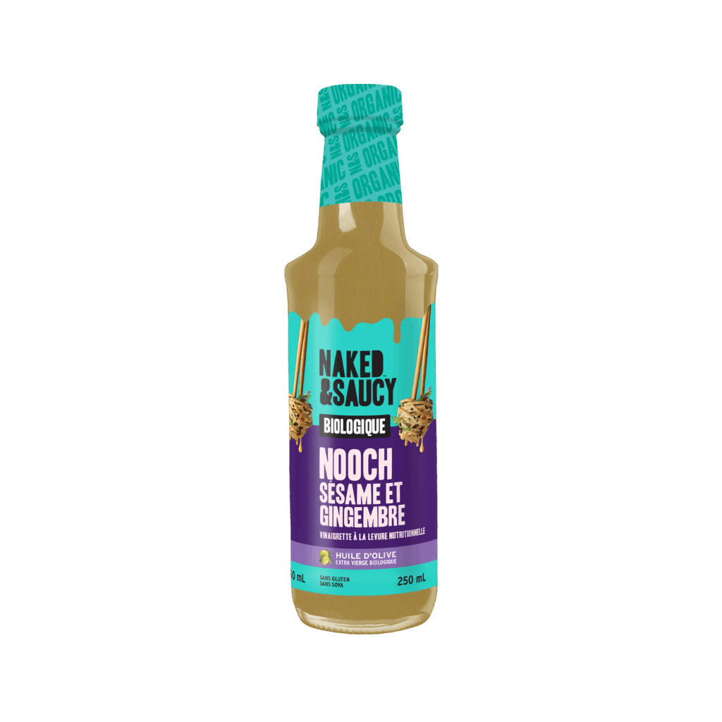 Naked & Saucy Sesame Ginger Nooch Salad Dressing 250g