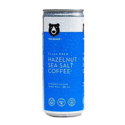 Two Bears Flash Brew Hazelnut Sea Salt Coffee 207ml