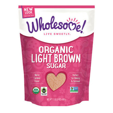 Wholesome Light Brown Sugar 681g