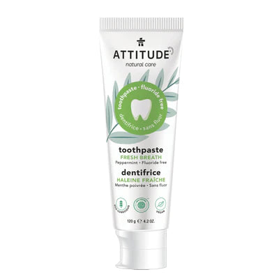 ATTITUDE - Fluoride Free Toothpaste - Fresh Breath