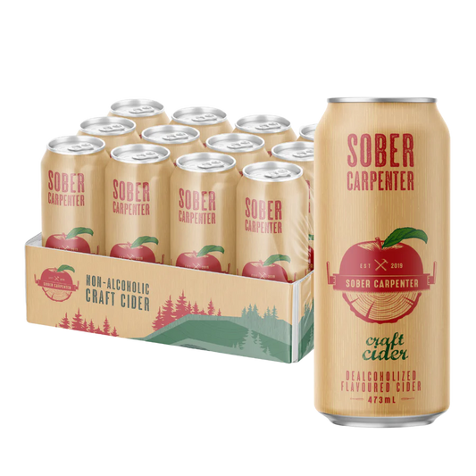 Sober Carpenter Craft Cider 473ml Single Can Non Alcoholic