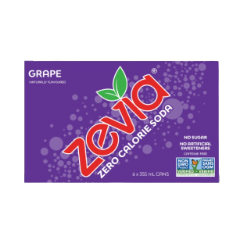 Zevia - Grape 6 pack PAST DATED